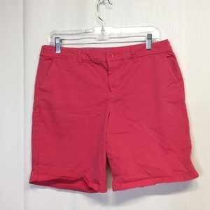 Gap Khaki's by Gap Coral Red Shorts Sz 8